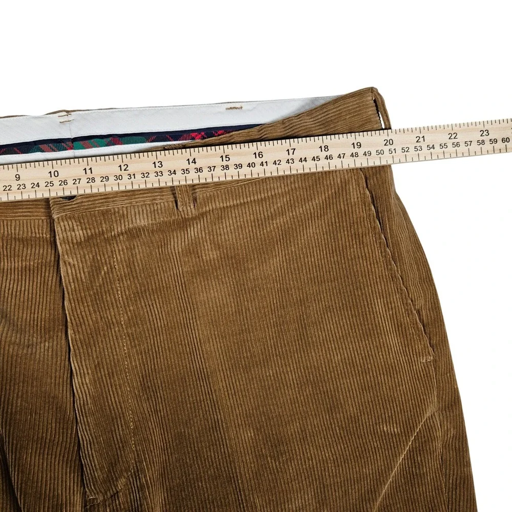 Polo Ralph Lauren Men's 40T-36 Brown Pants Corduroy Classic Trousers Y2k VTG